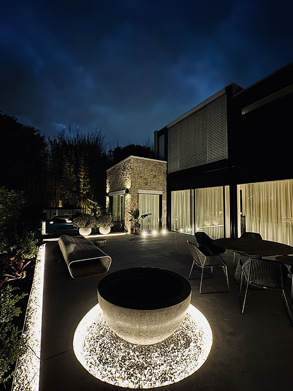 External LED Strip/Up lighting Northern Beaches Electrician